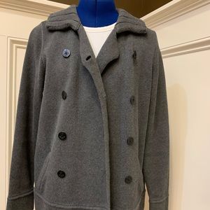 Land’s End Gray Cardigan Sweater